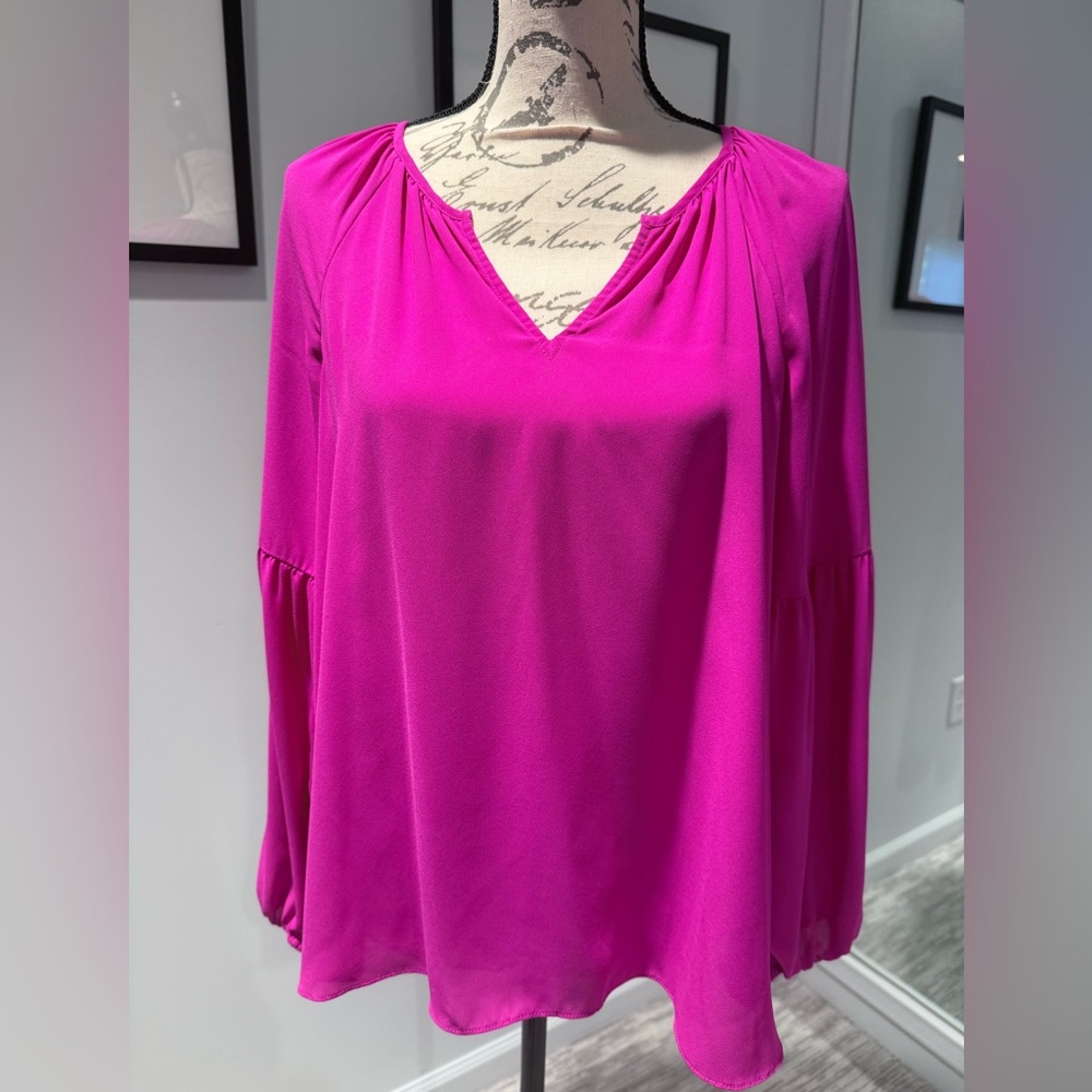 Lilly Pulitzer Vibrant Fuchsia Blouse